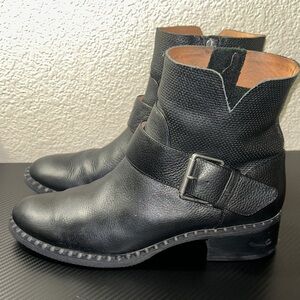 Gentle Souls Black Ankle Boots